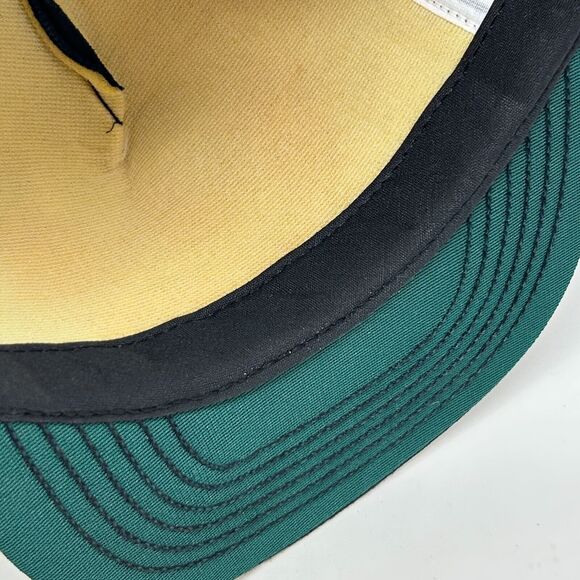 Vintage KJM Trucking Hat Baseball Cap Vineland New Jersey Trucker Snapback Black - Picture 5 of 9